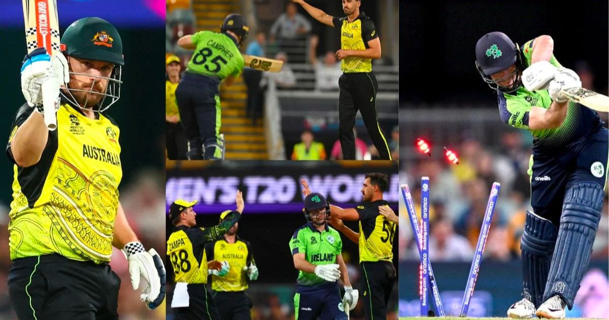 Australia beat Ireland by 43 runs in a tough match