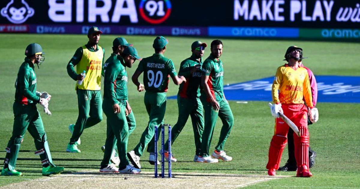 Bangladesh beat Zimbabwe by three runs in thrilling match