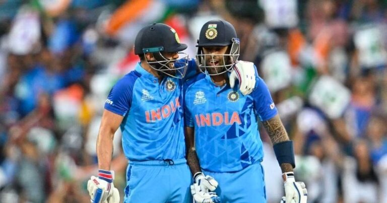 India scored 179 runs thanks to half-centuries from Rohit, Kohli and Suriya