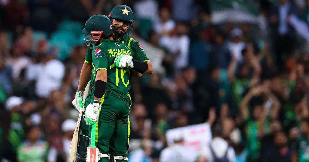 Pakistan defeated New Zealand by seven wickets in the semi-final before the partnership of Rizwan and Babar made it to the final.