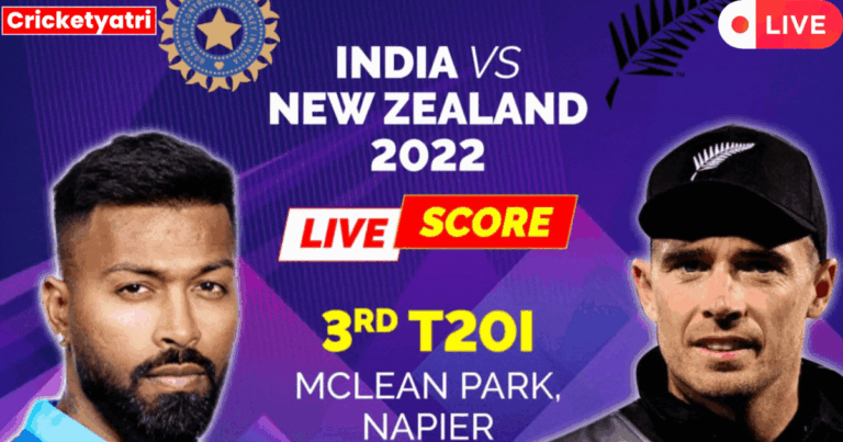 NZL vs IND Live Score