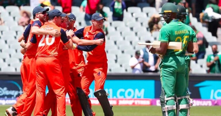 Netherlands stunned everyone by defeating South Africa by 13 runs