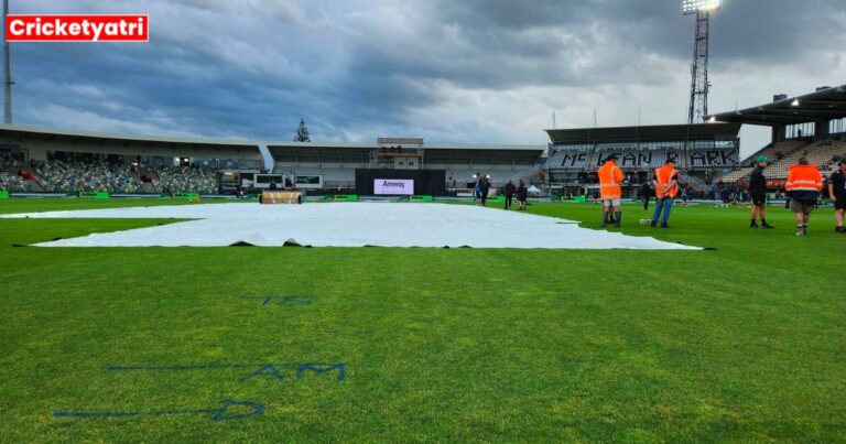 Toss delayed in third T20 between New Zealand and India due to rain