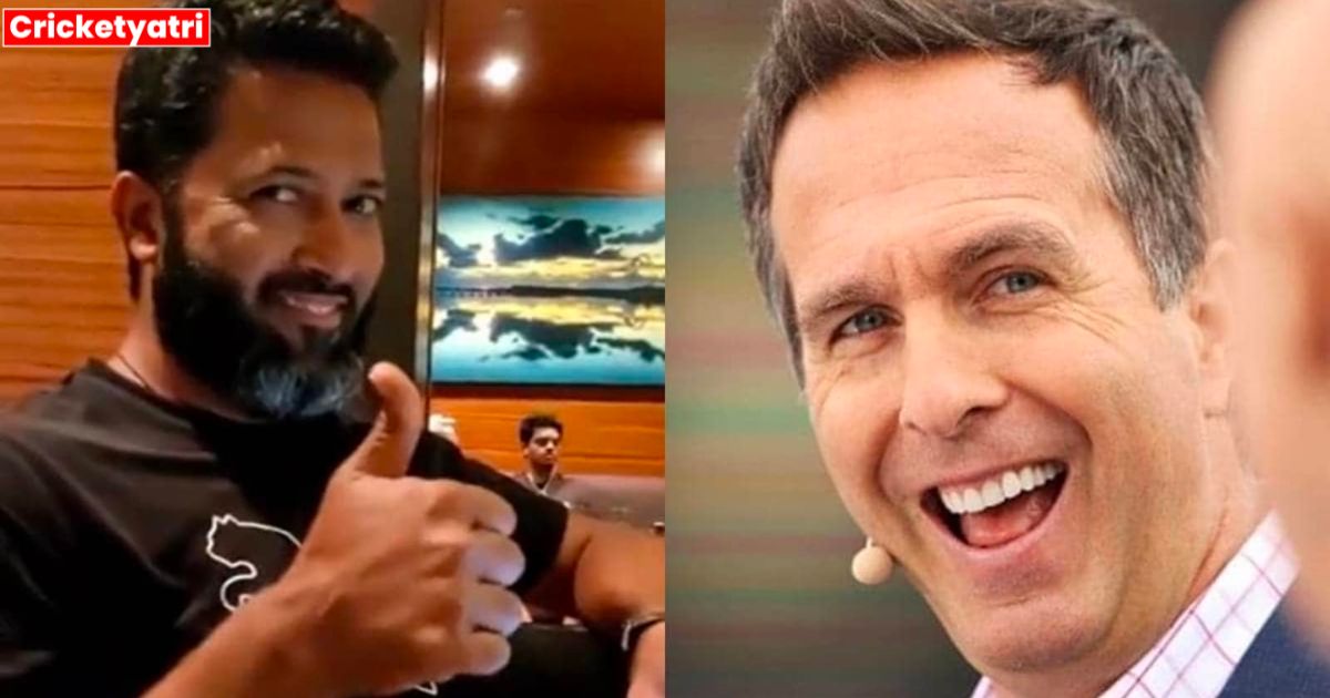 Michael Vaughan mocked Wasim Jaffer as batting coach in IPL, former Indian opener gave a befitting reply