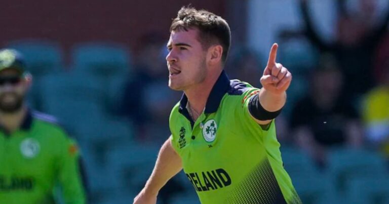 Ireland's Joshua Little took the second hat-trick of the T20 World Cup, taking three consecutive wickets in three balls.
