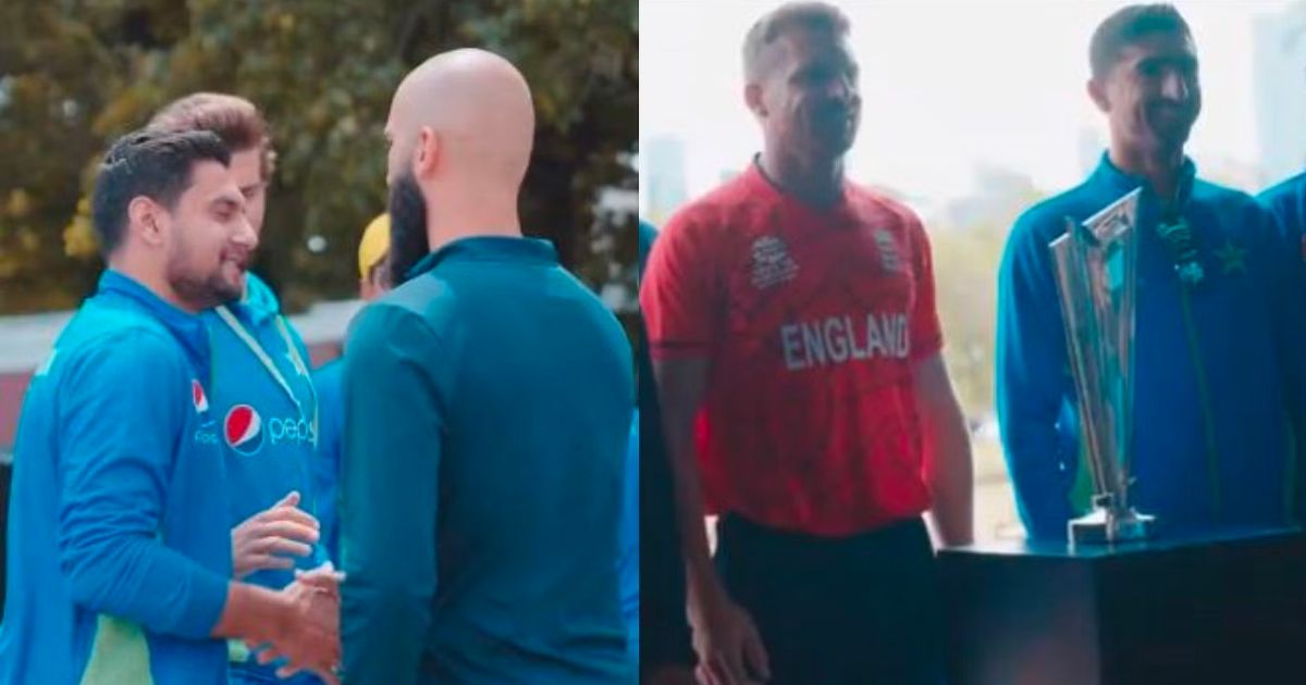 Before the final match of T20 World Cup 2022, the players of Pakistan and England team met each other, watch video