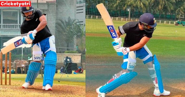 Rohit Sharma sweats in the nets, shares pictures on social media