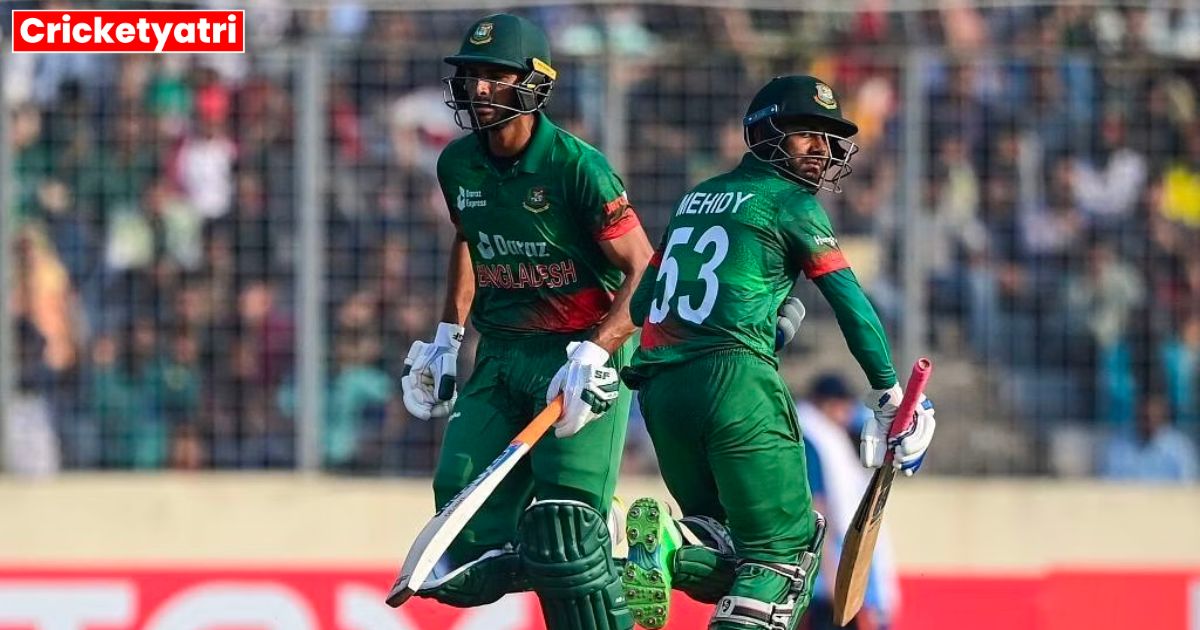 Bangladesh set a target of 272 runs in front of India thanks to Mehandi Hasan Miraz's brilliant century.