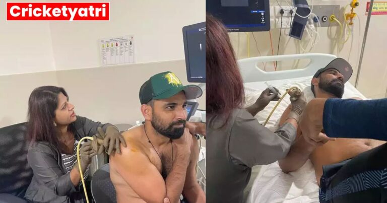 Mohammed Shami is in the hospital