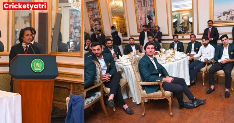 Prime Minister Shabaz Sharif organized a special feast for the players of Pakistan and England, shared photos on social media