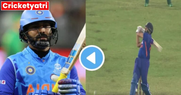 Rohit Sharma hit 5 sixes with a broken hand