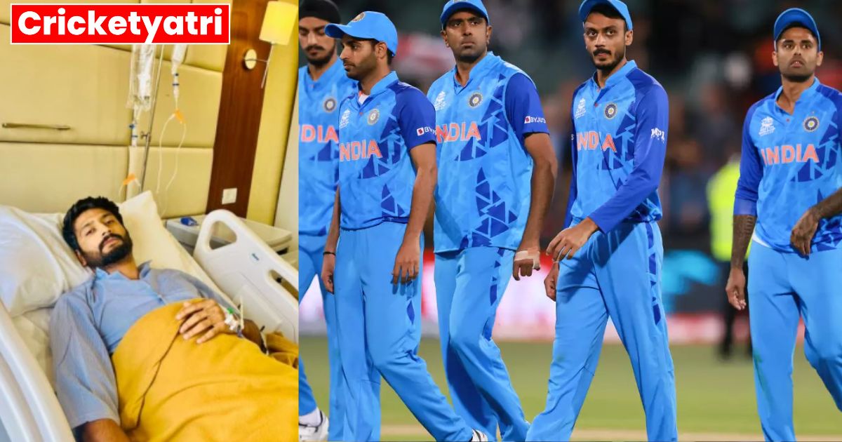 Team India's stormy player was suddenly admitted to the hospital