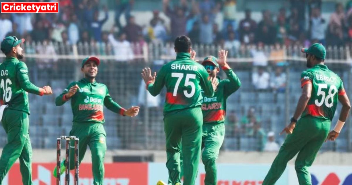 Shakib's lethal bowling reduced Indian team to 186 runs