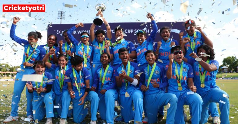 Indian Under-19 Women's team won the first Women's Under-19 T20 World Cup by defeating England Under-19 Women's team by seven wickets