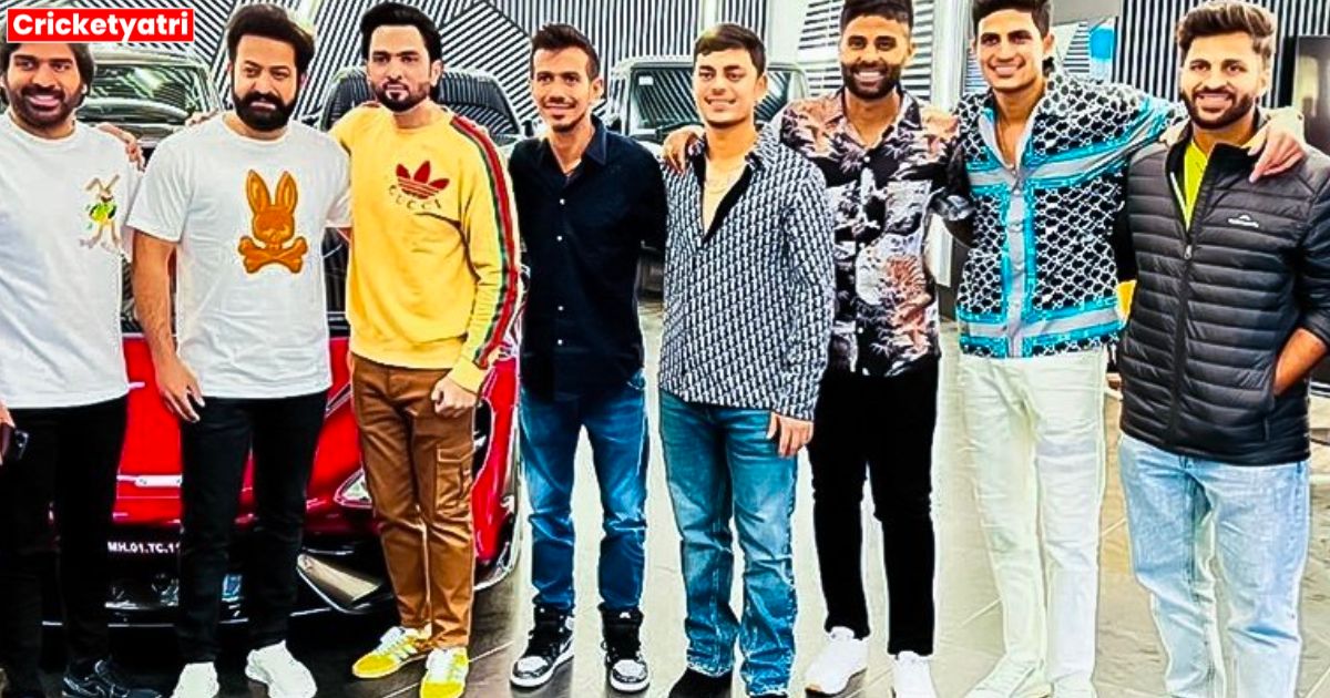 Indian team met South Superstar Junior NTR before ODI series in Hyderabad, see photo