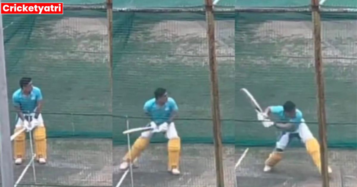 MS Dhoni came down to practice for IPL 2023, video surfaced