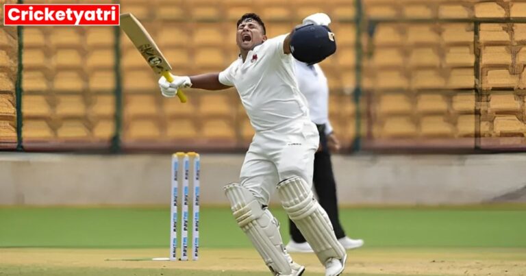 Sarfaraz Khan rocked by scoring a century in Ranji