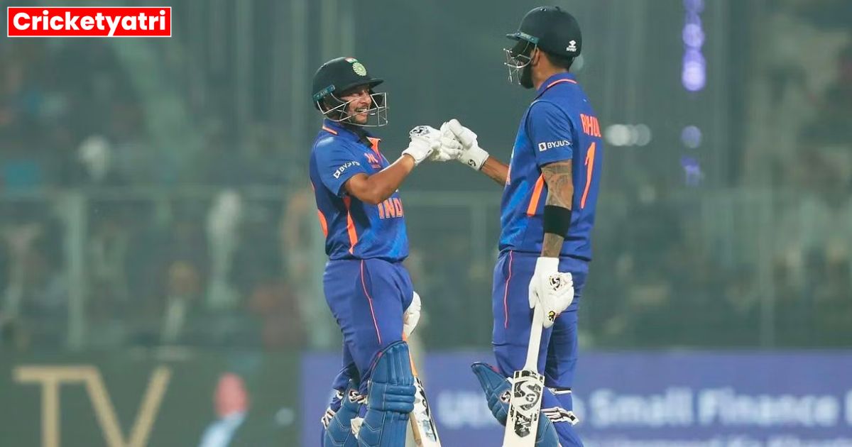 KL Rahul's brilliant batting helped India beat Sri Lanka by four wickets