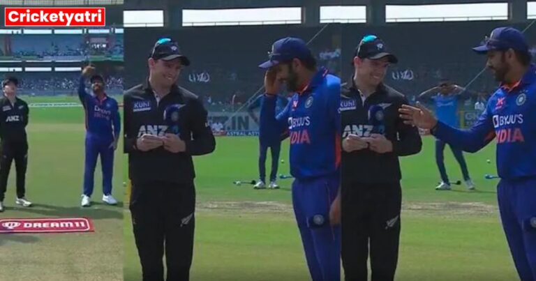 Rohit Sharma confused about his decision after winning the toss, watch video
