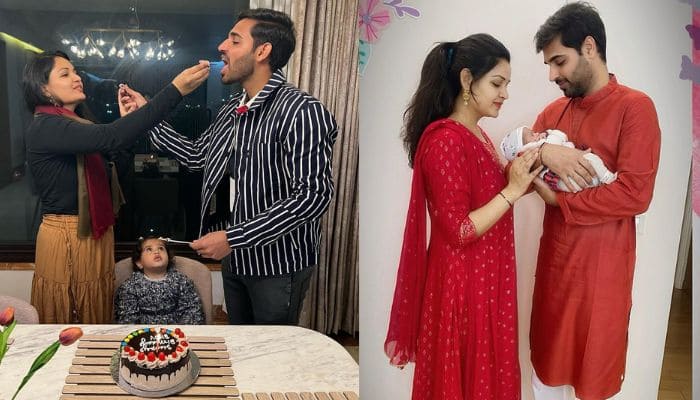 Cricketer Bhuvneshwar Kumars wife is no less than an apsara beats Janhvi Kapoor in beauty see viral photos 2