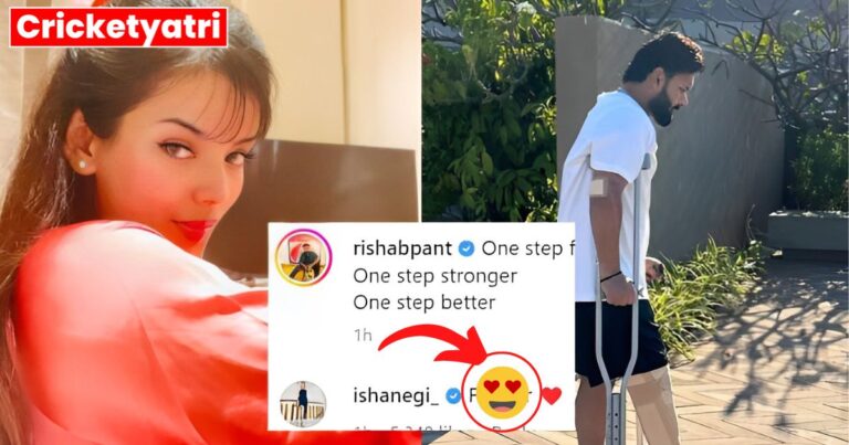 Isha Negi's reaction on the post of Rishabh Pant's accident