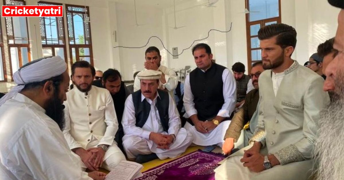 Shaheen Afridi's marriage with Shahid Afridi's daughter Ansha, many Pakistani players also attended