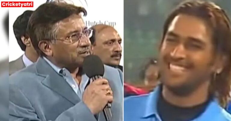 When Pakistan President Pervez Musharraf became crazy about Dhoni's style, he gave great advice to Dhoni