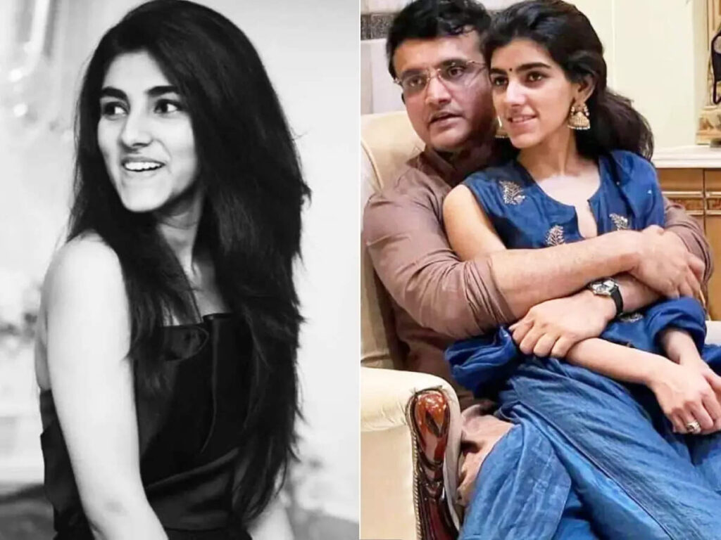 sourav ganguly daughter sana ganguly looks more than beautiful bollywood actress in every frame 96131155