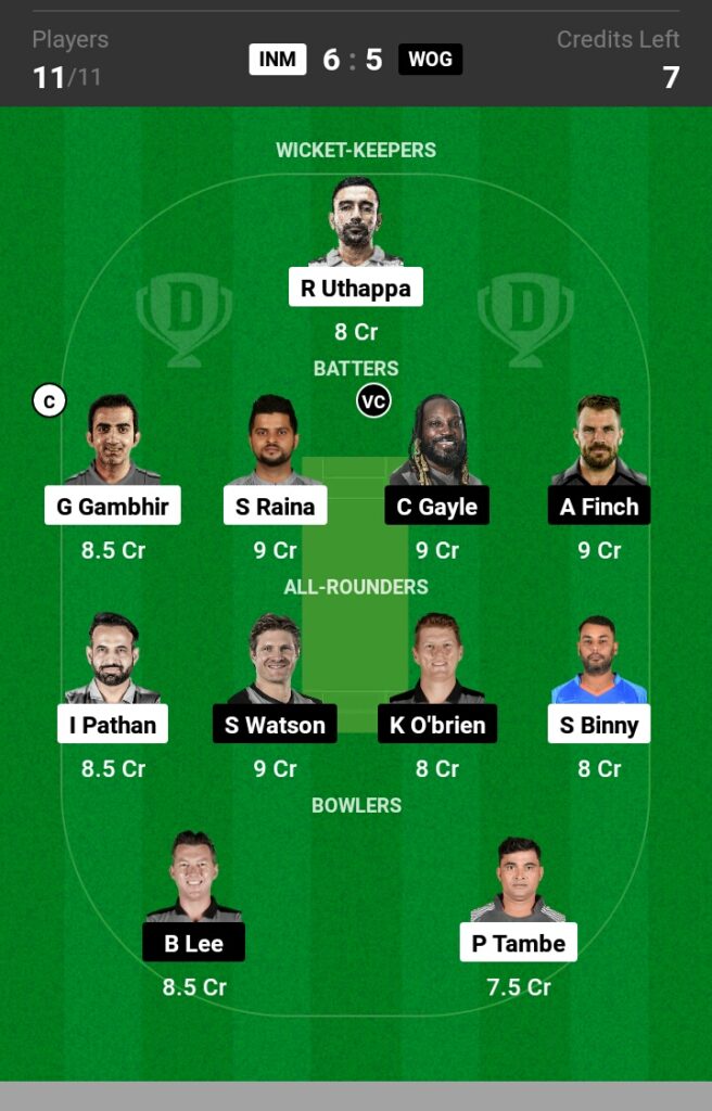 IMR vs WOG Dream11 Prediction in Hindi