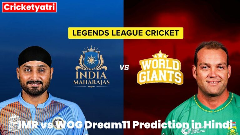 IMR vs WOG Dream11 Prediction in Hindi