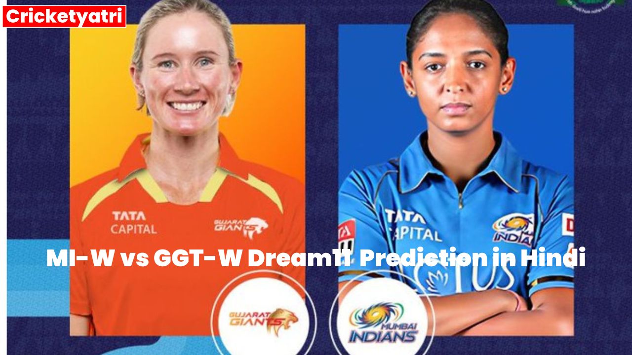 MI-W vs GGT-W Dream11 Prediction in Hindi