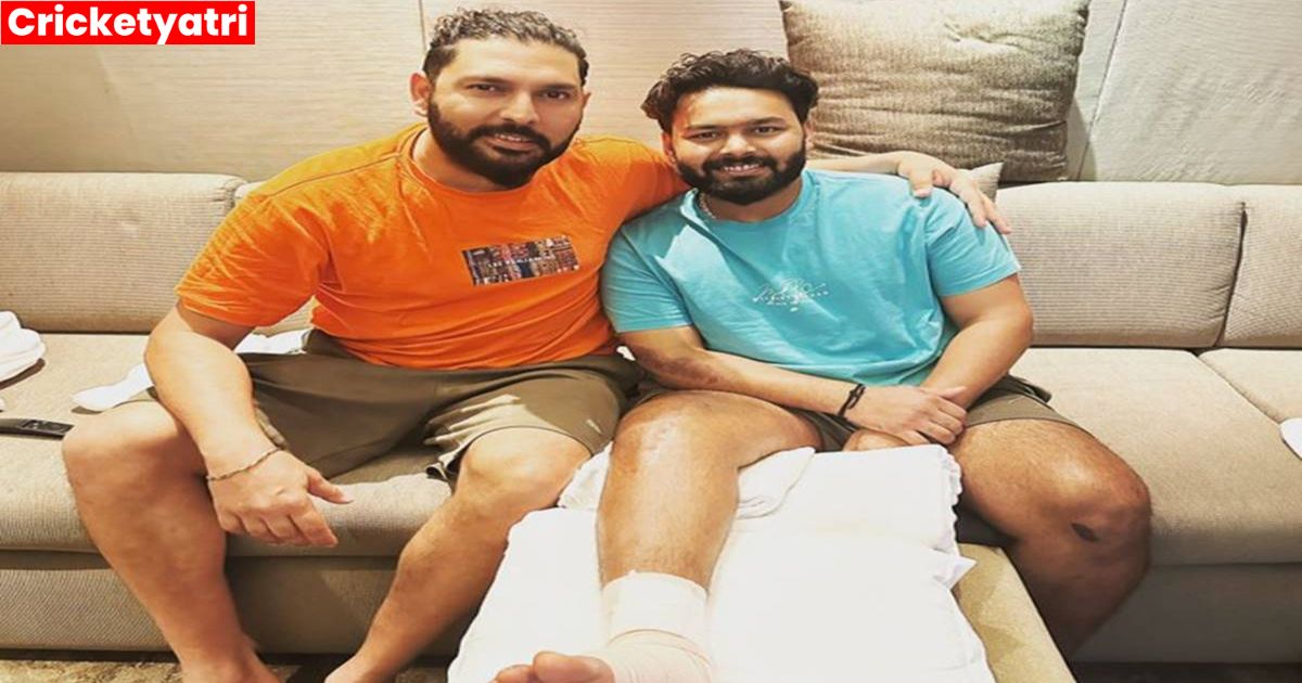 Rishabh Pant से मिलने पहुंचे Yuvraj Singh