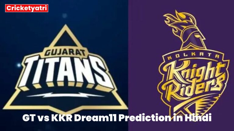 GT vs KKR Dream11 Prediction in Hindi