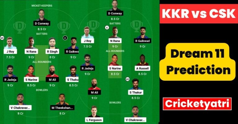 KKR vs CSK Dream11 Prediction