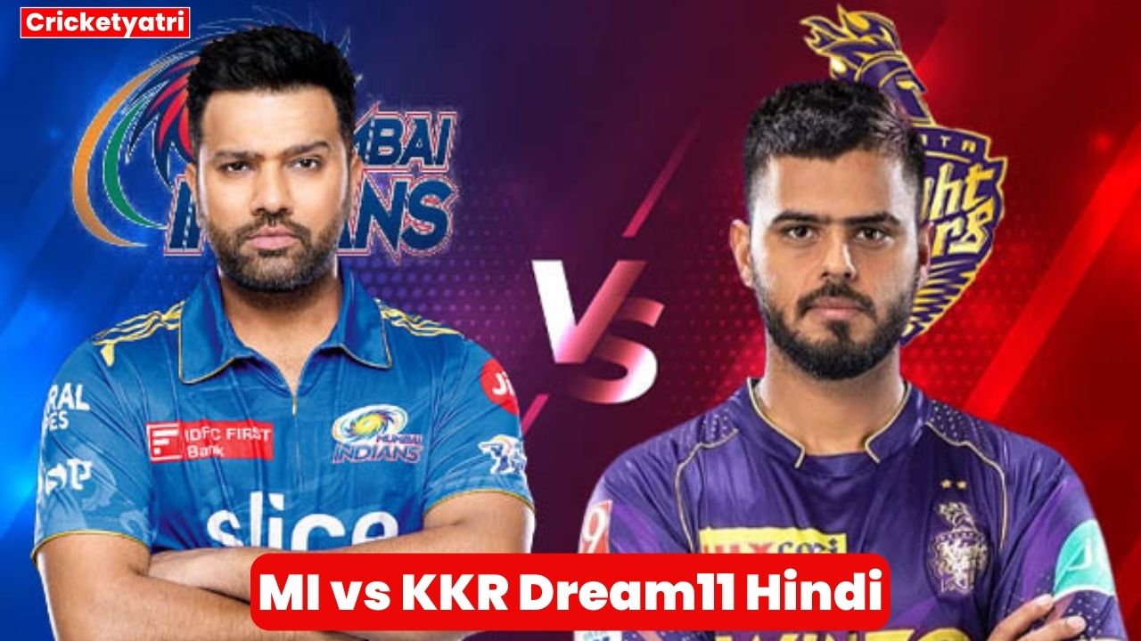 MI vs KKR Dream11 Prediction in Hindi