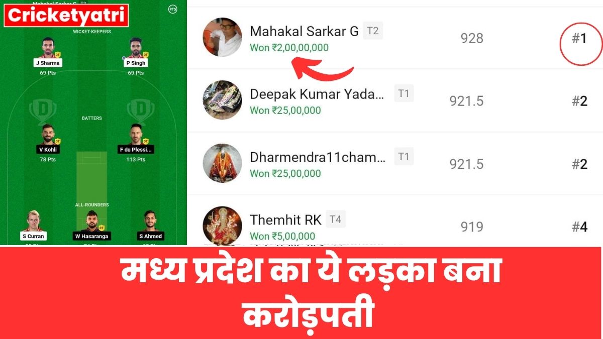 PBKS VS RCB Dream 11 Winner