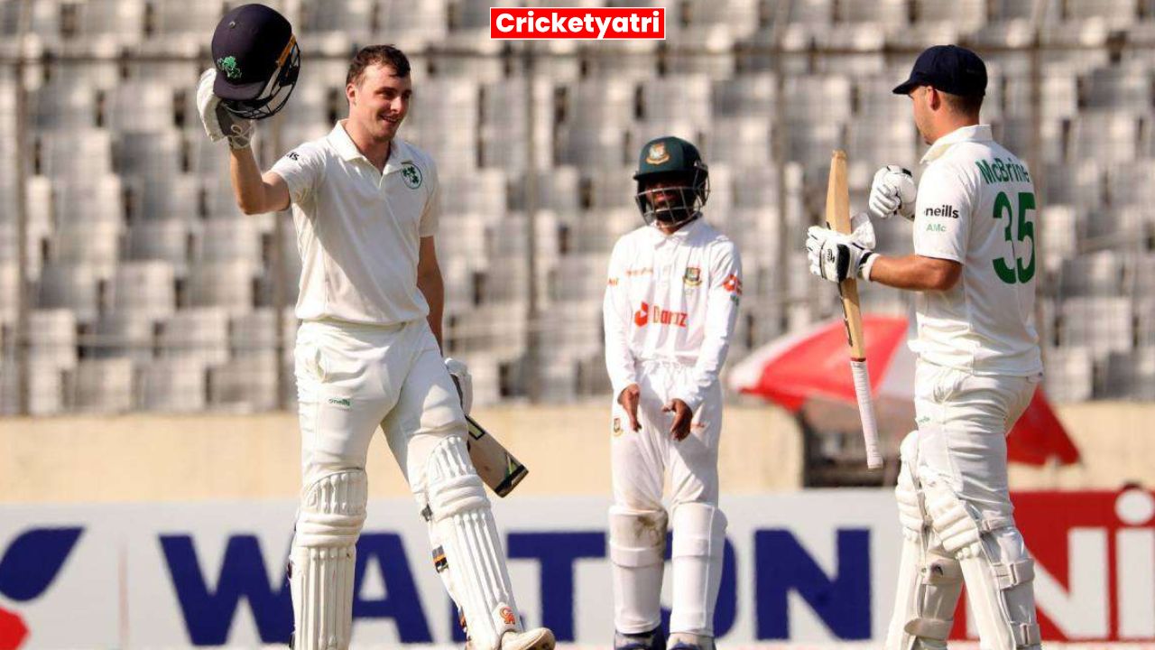 Tucker created history by scoring a century