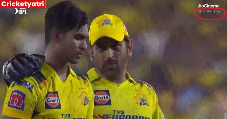 3.2 crore viewers watched the live match of CSK vs GT