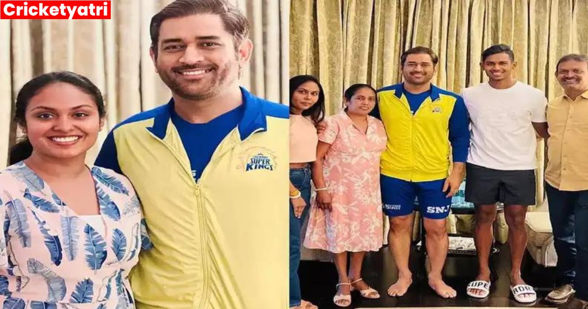 MS Dhoni met Pathirana's family before IPL 2023 Final