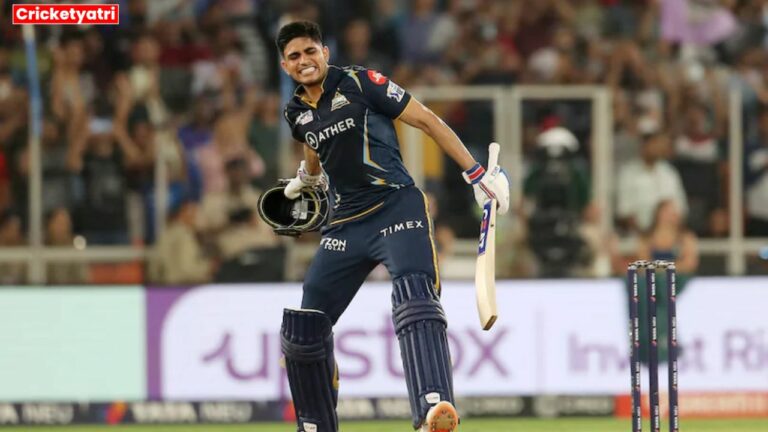 Shubman Gill hit three consecutive sixes