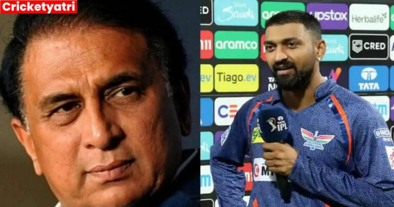 Sunil Gavaskar को Krunal Pandya ने अपनी कप्तानी से किया इंप्रेस