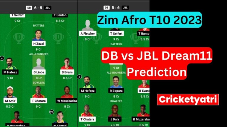DB vs JBL Dream11 Prediction in Hindi
