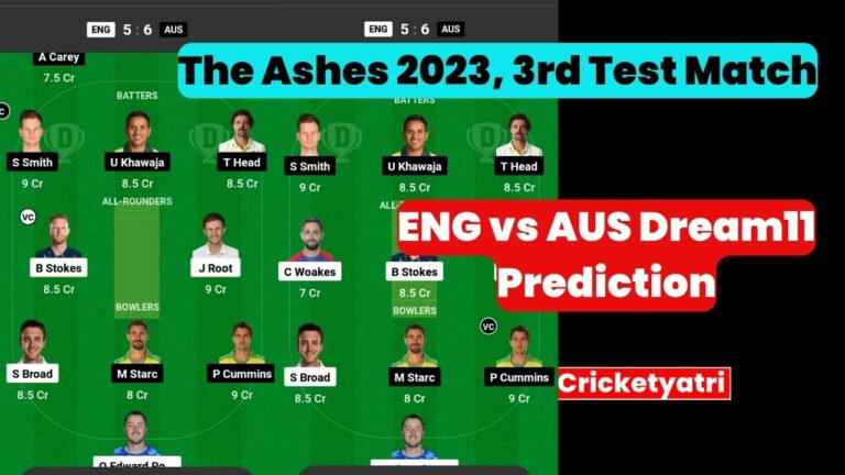 ENG vs AUS Dream11 Prediction in Hindi