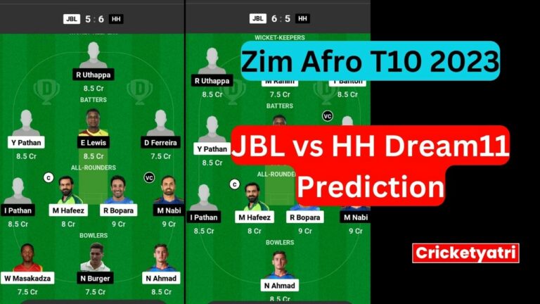 JBL vs HH Dream11 Prediction in Hindi