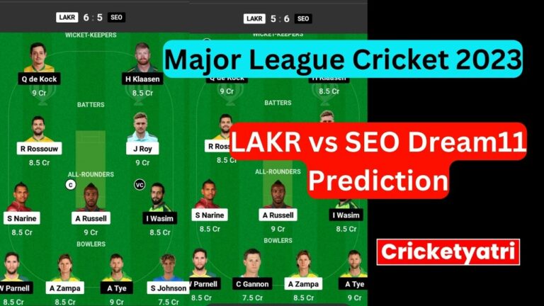 LAKR vs SEO Dream11 Prediction in Hindi
