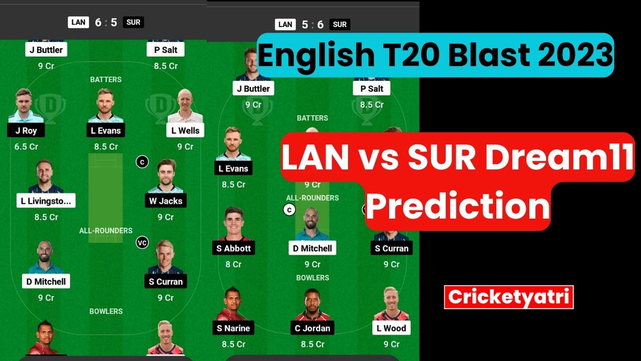 LAN vs SUR Dream11 Prediction in Hindi