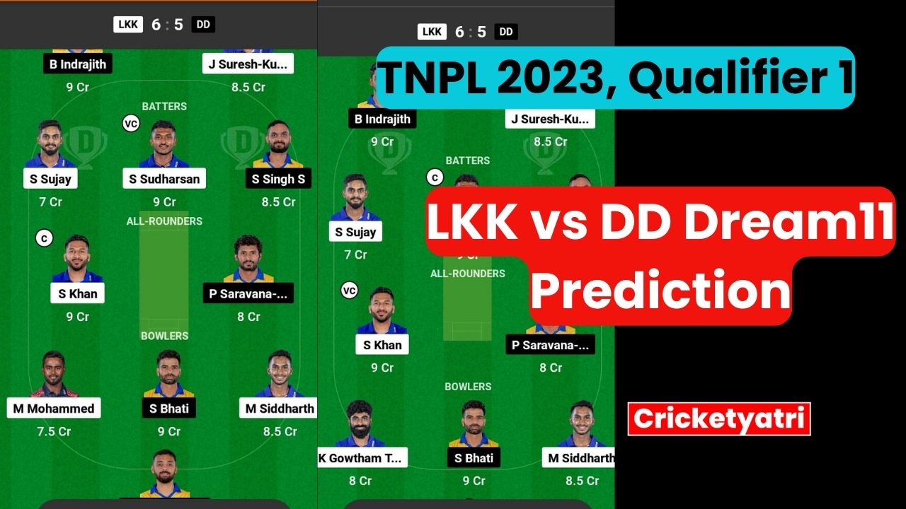 LKK vs DD Dream11 Prediction in Hindi