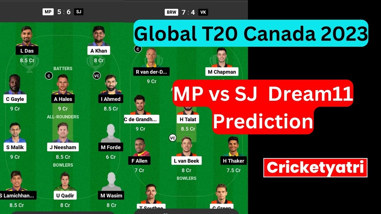 MP vs SJ Dream11 Prediction in Hindi