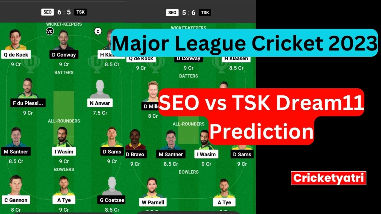 SEO vs TSK Dream11 Prediction in Hindi