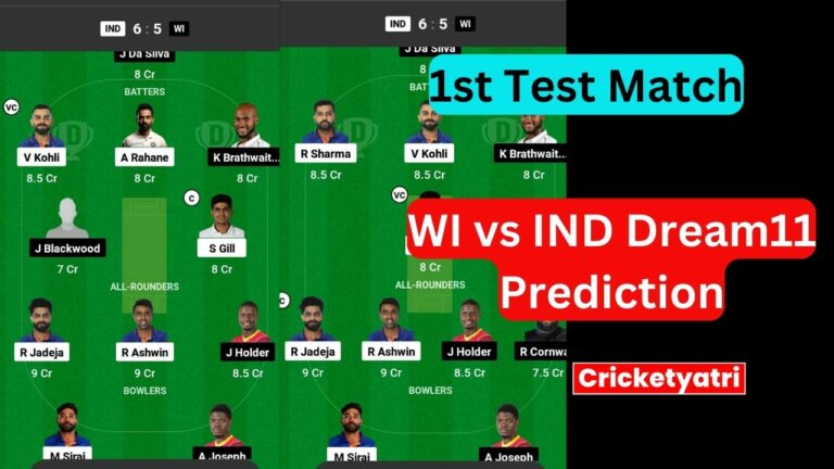 WI vs IND Dream11 Prediction in Hindi